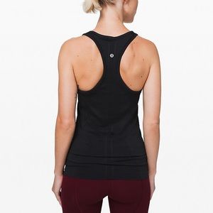 Black lululemon tank size 4
